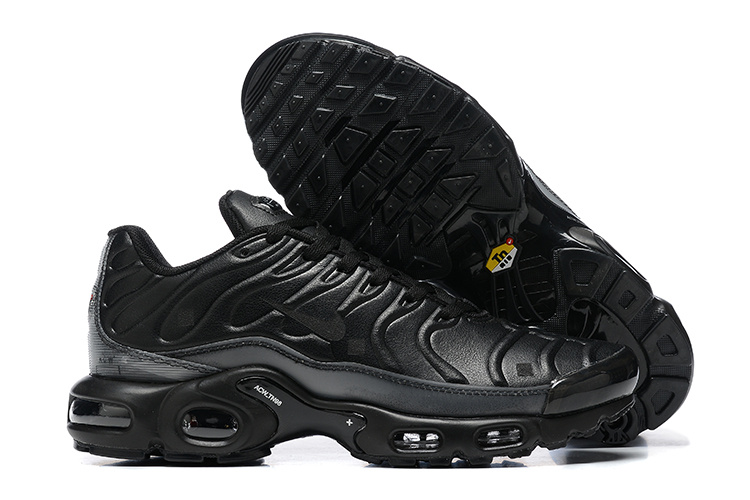 nike air max plus tn sneakers cuir a-cold wall noir